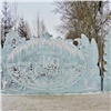 На острове Татышев открылся фестиваль скульптур «Волшебный лёд Сибири» 