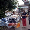 С остановок на правобережье Красноярска разгоняют уличных торговцев 