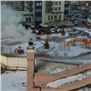 Дымящую в окна элитного дома на Копылова котельную пожарных закрыли (видео)