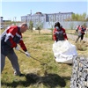 Сотрудники РУСАЛа провели уборку на улице Пограничников