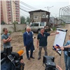 Упавшую подпорную стену в красноярском Солнечном обещают восстановить за 1,5 месяца