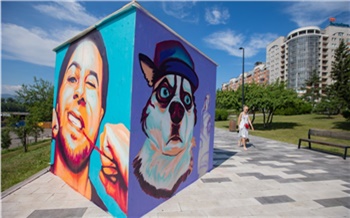 «Слёт „российских Бэнкси“»: фоторепортаж с граффити-фестиваля в Красноярске