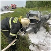 Смертельное ДТП с возгоранием произошло на юге Красноярского края