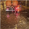 После ночного ливня с красноярских улиц откачали 500 кубометров воды