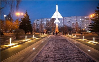«Идем на взлёт!»: фоторепортаж с открытия обновленного сквера Авиаторов в Красноярске