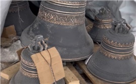 «Какие они красивые»: для красноярского храма на Стрелке привезли колокола (видео)