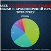 В Красноярский край в прошлом году приехали более 100 тысяч иностранцев