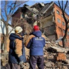 В Хакасии обрушилась часть стены жилого общежития (видео)