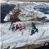В Енисейске мужчина спас тонущего в ледяной реке ребенка