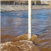 В Красноярске снизился уровень воды в Каче