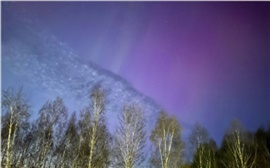 Жители Красноярского края делятся фотографиями полярного сияния