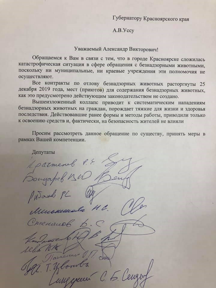 Заявление о нападении собаки в полицию образец