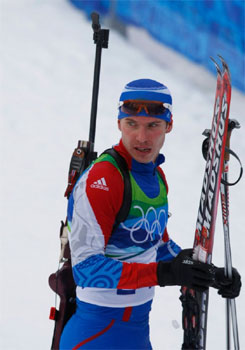 Двукратный олимпийский чемпион по биатлону Устюгов Евгений Романович