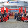 В Красноярске заложили первый камень Аллеи олимпийской славы 