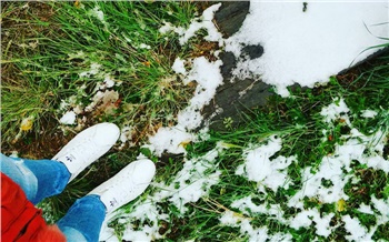Репортаж из соцсетей: Первый снег в Красноярске
