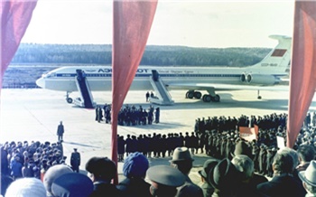 Фотоистория: Как строили и открывали аэропорт «Емельяново»
