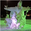 Красноярцам показали самые красивые скульптуры из снега и льда