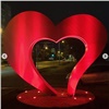 Ко Дню города в Красноярске появился новый арт-объект. Это трёхметровое сердце