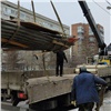 Для ремонта дороги на улице Павлова в Красноярске сносят павильоны