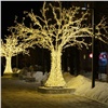 Светящихся деревьев на улицах Красноярска станет больше