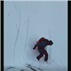 Красноярский сноубордист попал под лавину в Ергаках (видео)
