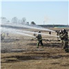 Красноярские сотрудники МЧС тушили дома и заливали природный пожар водой с вертолета во время учений (видео)