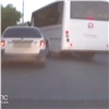 В красноярских Черемушках маршрутчик помог задержать пьяного водителя «Тойоты» (видео)