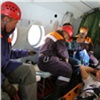 Турист сломал ногу во время одиночного похода по труднодоступному району Хакасии. Эвакуировали на вертолете (видео)