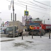 ДТП с двумя грузовиками и легковушкой произошло на правобережье Красноярска 