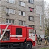 В Красноярске на Калинина в ночном пожаре пострадал человек