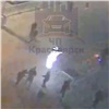 Красноярцы устроили стрельбу в Центральном районе города (видео)