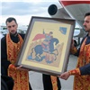 Мощи Георгия Победоносца прибыли в Красноярск