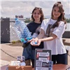 «Набралось почти 7 кубометров»: в День молодежи в Красноярске левобережный регоператор установил контейнеры для сбора пластика
