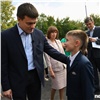Руководитель Красноярского края провел открытый урок в школе № 108