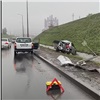 «Аварии из-за аквапланирования и пробки»: дождь осложнил дорожную обстановку в Красноярске (видео)