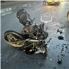 Автоледи устроила смертельное ДТП с байкером в Ачинске (видео)