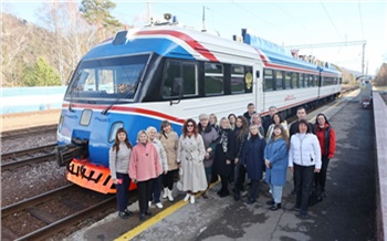 «Партнеры — наше всё!»: в честь 20-летия РЖД красноярские железнодорожники провели экскурсию на мотрисе для бизнесменов