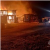 В ночном пожаре в Заозерном погиб человек