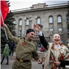 СМИ: в Красноярске шествие в честь дня Победы могут перенести на правый берег