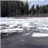 На реке Мана под Красноярском начался ледоход (видео)