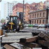 В Красноярске начали благоустройство улицы Каратанова