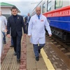 «Гордимся этим проектом!»: в Красноярске Михаил Котюков посетил «Поезд здоровья» и обсудил его модернизацию