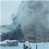 В Норильске крупный пожар произошел в двухэтажном автосервисе (видео)