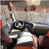 В Железногорске пассажирский автобус врезался в дерево (видео)