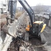 В Красноярске начали ремонтировать подпорные стены