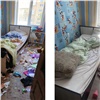 Пристав нашел двух детей в захламленной квартире в Назаровском округе