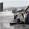 В Норильске водитель легковушки погиб в ДТП с грузовиком (видео)