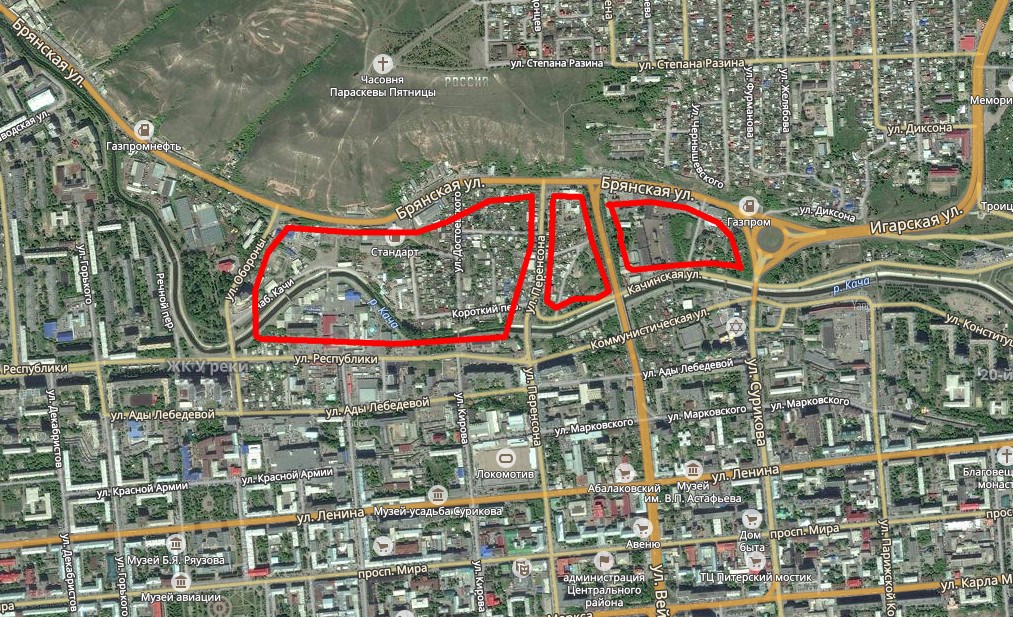 План застройки красноярска до 2033 года на карте в высоком разрешении