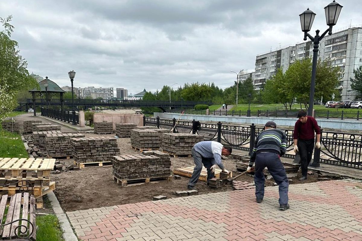 В Красноярске подходят к концу демонтажные работы на левом берегу Качи /  Новости общества Красноярска и Красноярского края / Newslab.Ru